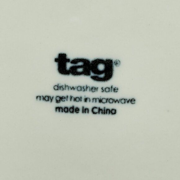 Tag Dog Mug White Mug with Black Etched Dog Puppy Mug with Purple Interior - Picture 7 of 8